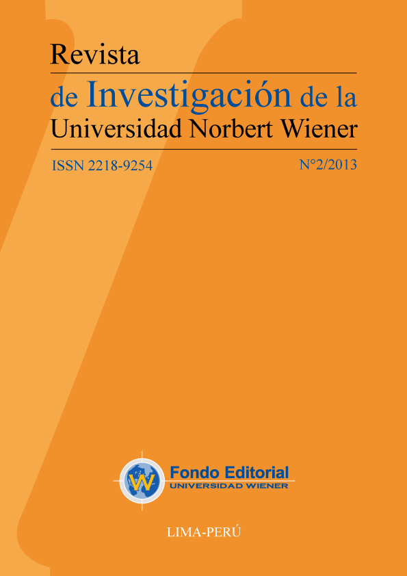 					Ver Vol. 2 Núm. 1 (2013): Revista de Investigación de la UNW
				