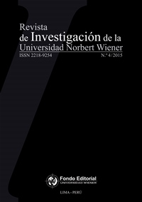 					Ver Vol. 4 Núm. 1 (2015): Revista de Investigación de la UNW
				